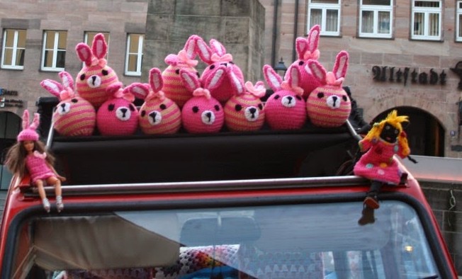 You Find A Gang Of Crochet Pink Bunnies In The Garden, What’s Next?