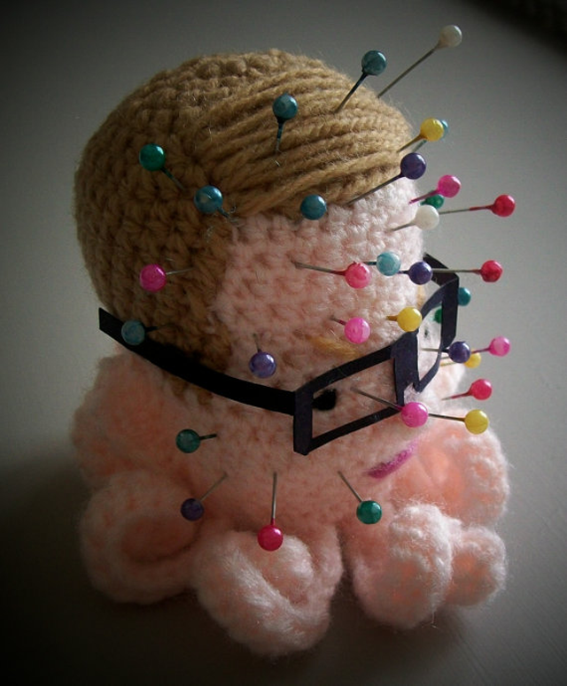 She Crocheted a Michael Gove Voodoo Pincushion
