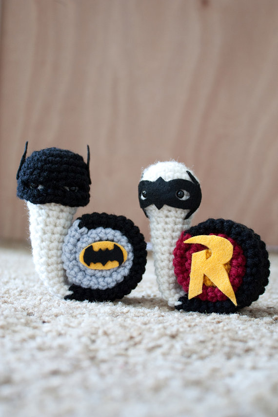 Crochet Superhero Snail Amigurumi!