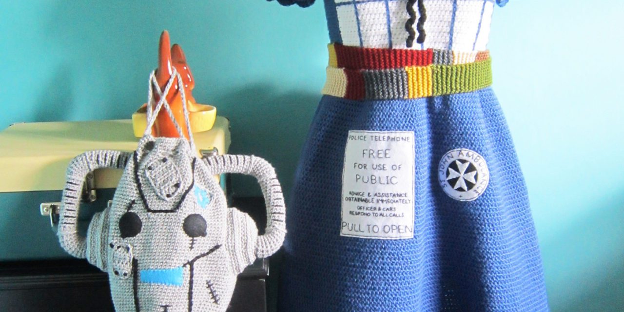 Oh, my Whovians! This Crochet TARDIS Dress will have you shouting, ‘Bad Wolf Girl, I could kiss you!’