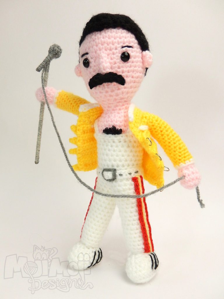 Crochet a Freddie Mercury Amigurumi - Free Pattern!