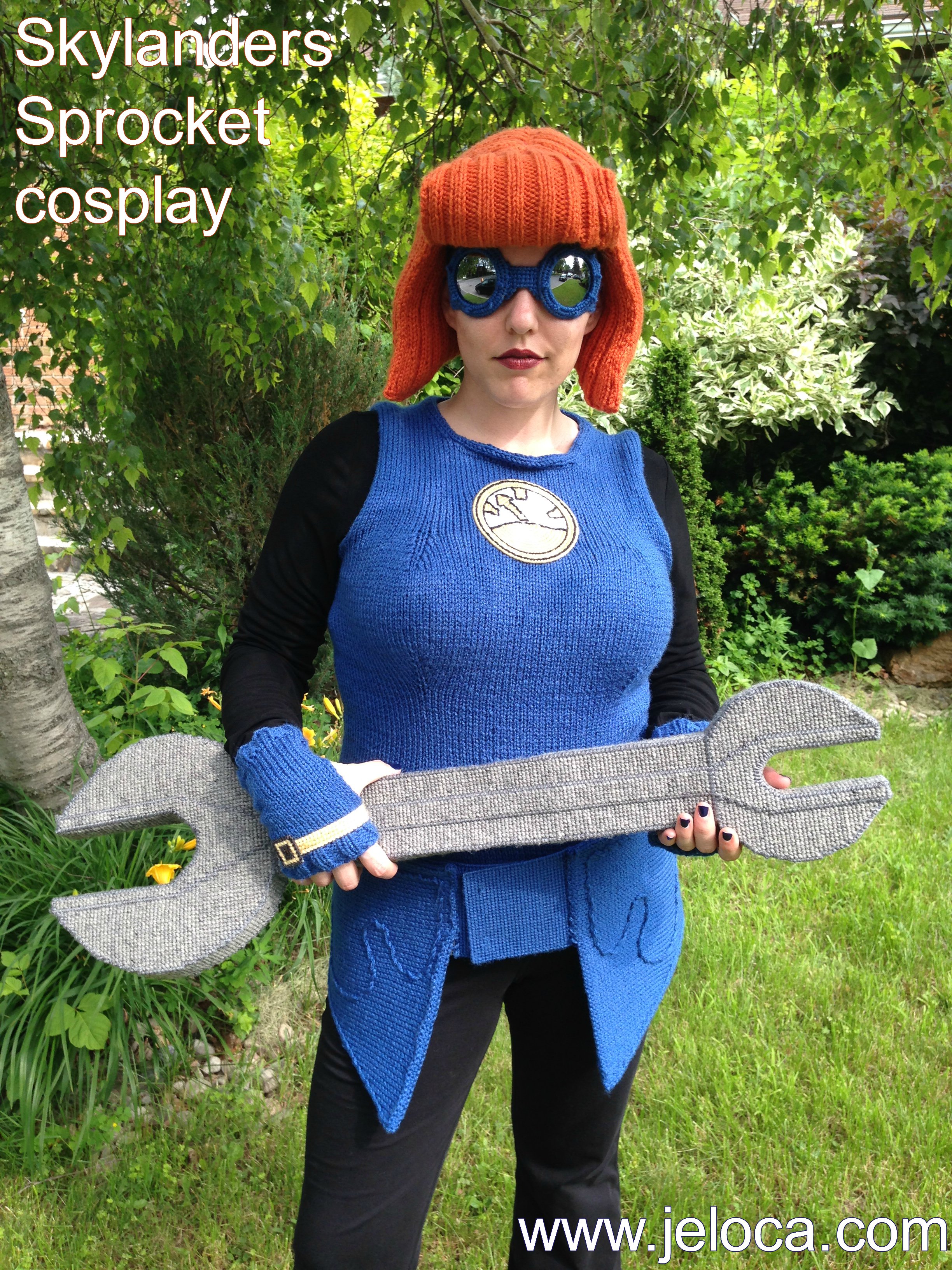 Skylanders Sprocket Cosplay Knit By Jennifer Lori