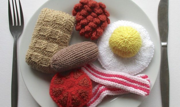 Knit Yourself an English Breakfast! It’s Calorie-Free!