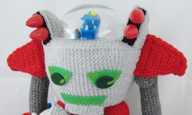 Monster Tale Robot Doll – Crocheted by Meri Greenleaf (Elfling Creations)