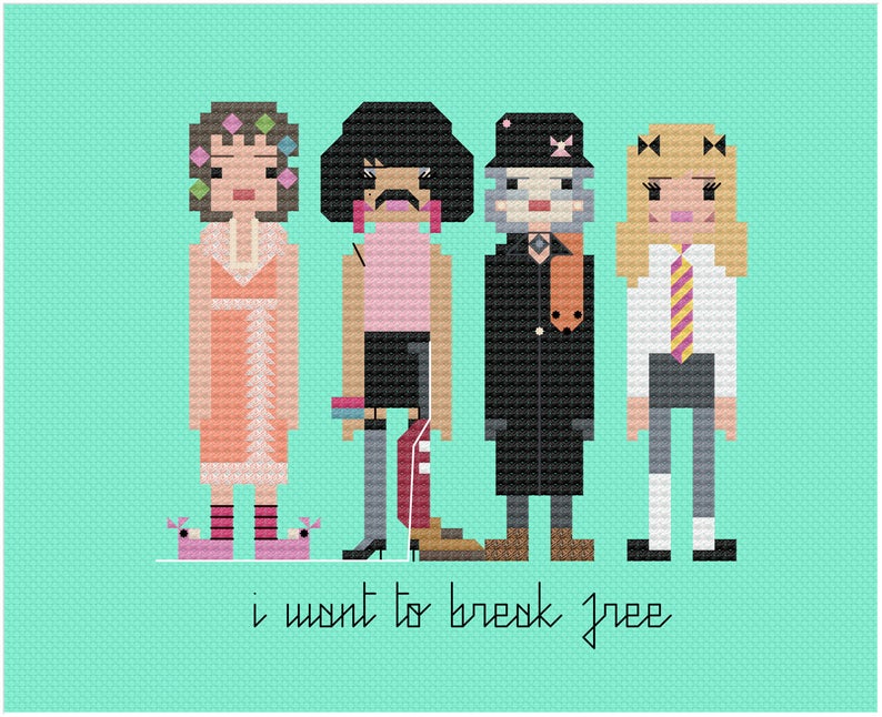 Get the PDF cross stitch pattern from 8bitnorth #crossstitch #xstitch #popculture #8bit