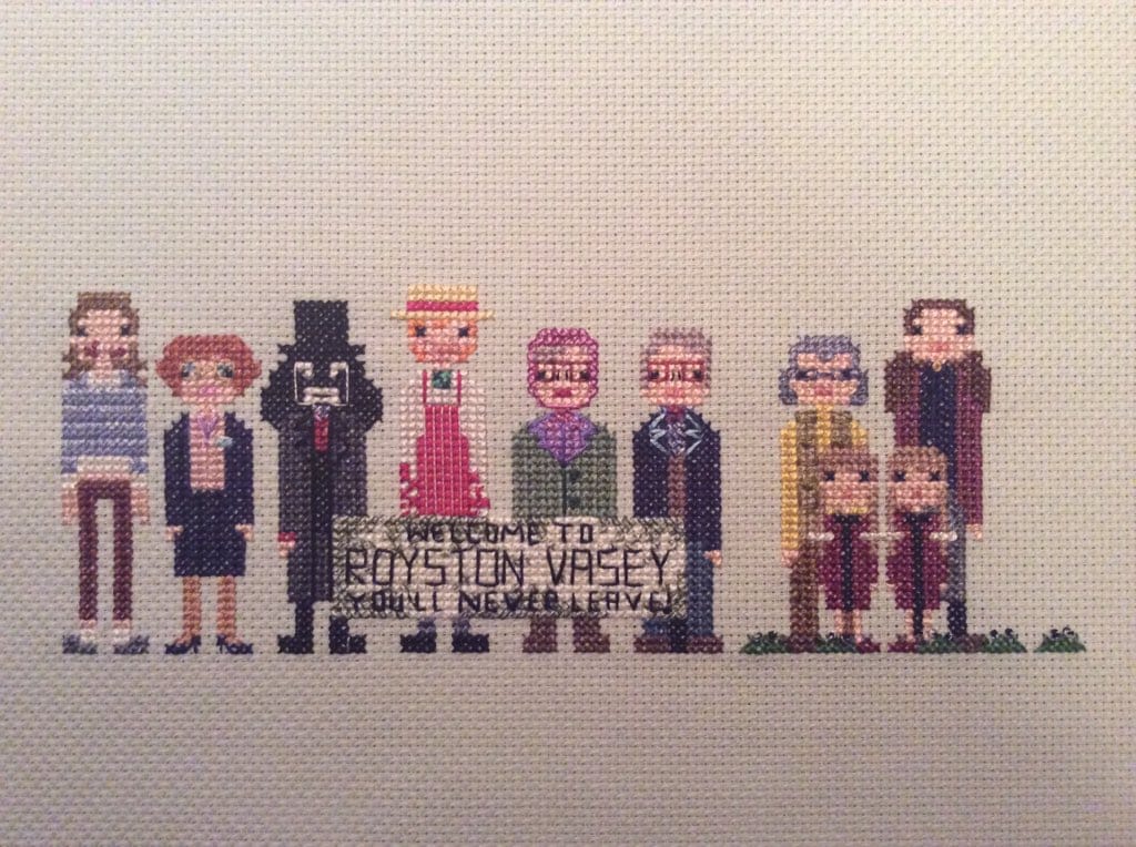 League of Gentlemen Cross-Stitch - 'This is a LOCAL shop ...'