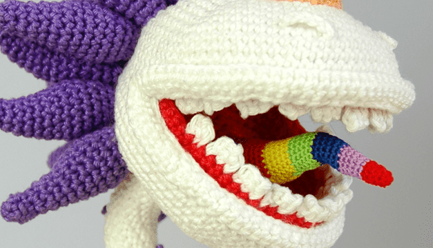 She Crocheted a Chomper Amigurumi and You Can Too – WOW!