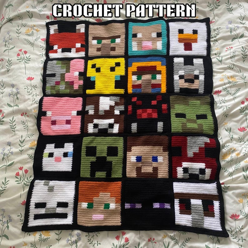 Finn's Favorite Minecraft-Inspired Patterns For Crocheters!