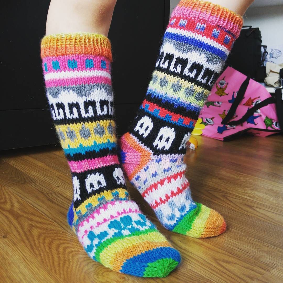 Life Has You Down? Gaze Upon These Glorious Ghost Socks!