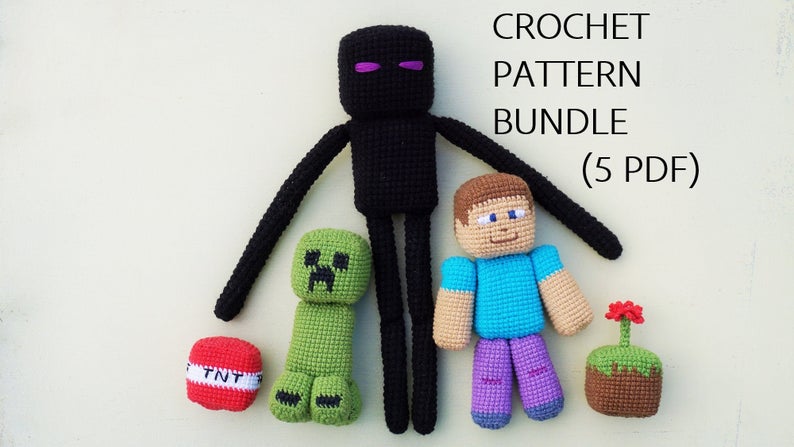 minecraft patterns #crochet #minecraft