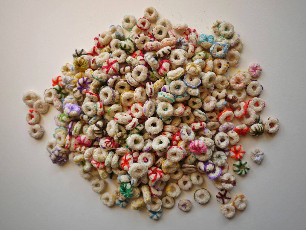 Kate Jackson Hand-Embroidered 392 Honey-Nut Cheerios