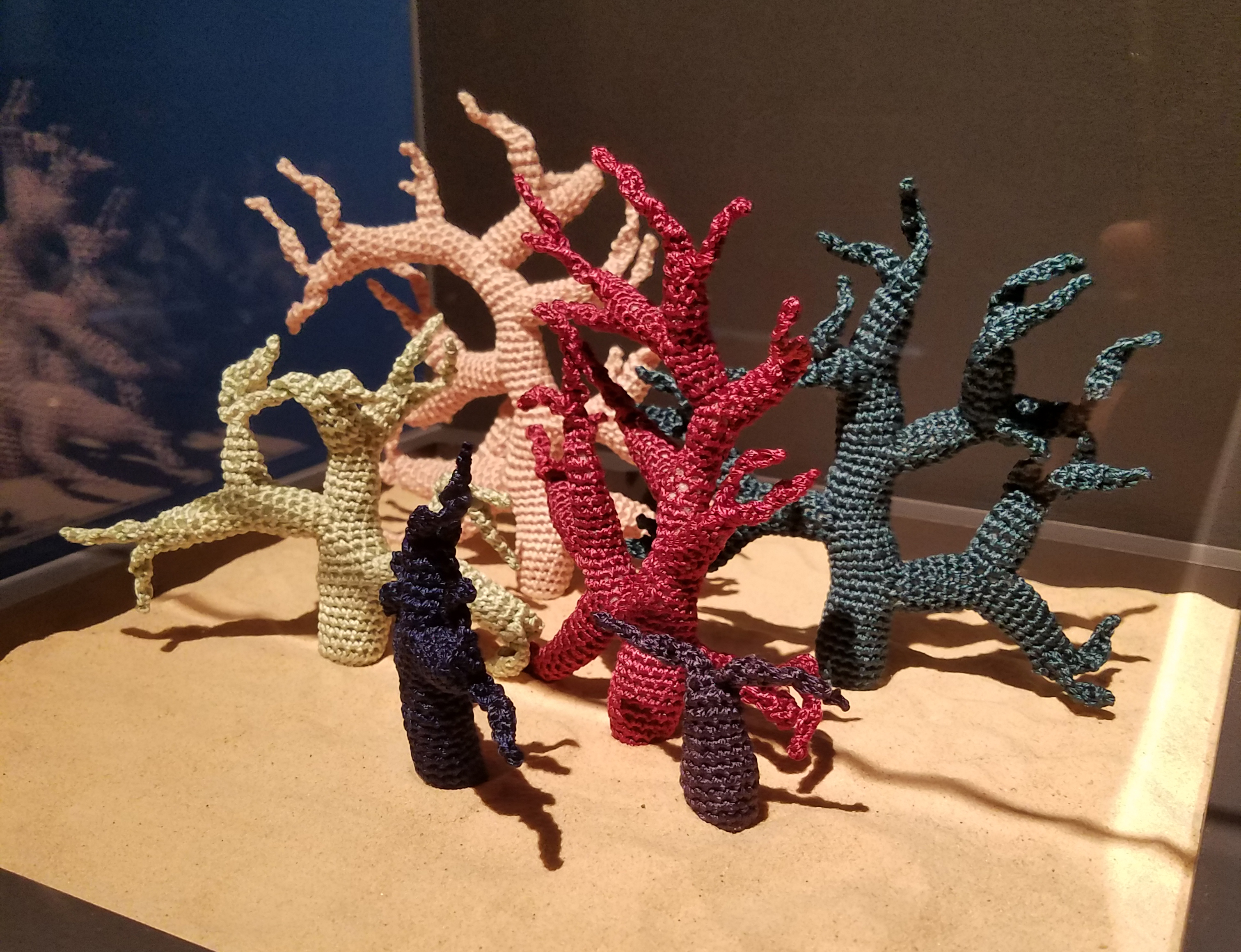'Crochet Coral Reef: TOXIC SEAS' at the Museum of Arts and Design (MAD) in New York City