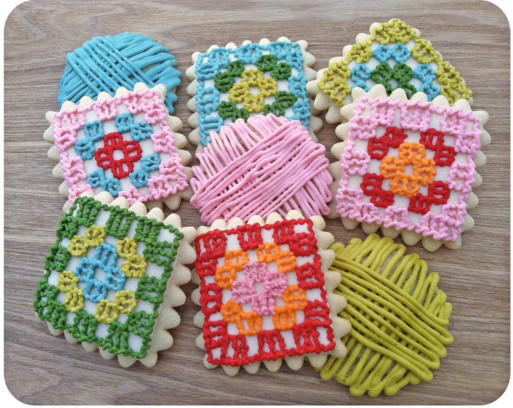 17 Real, Edible Cookies That Look Knit and Crochet - Sorry, Not Calorie-Free!