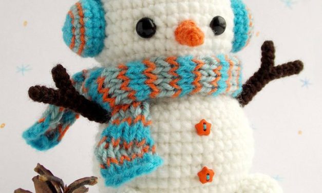 Snowmen Amigurumi Come From Yarn, Unassembled – Want to Crochet One?