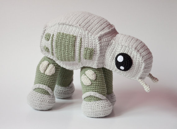 How To Crochet an AT-AT Walker From Star Wars! Pattern Designed By Krawka.