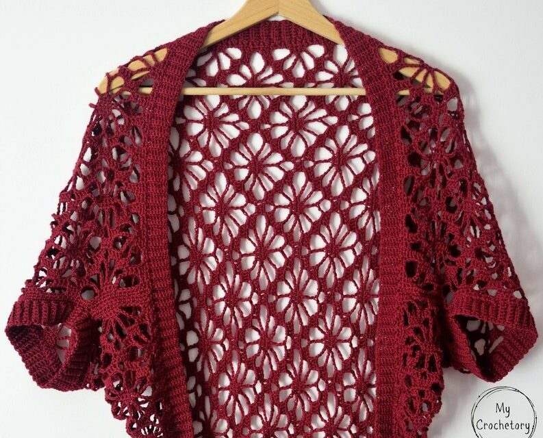 Gorgeous Meadow Lace Shrug – Perfect For Layering Anytime or For Warm Summer Days!