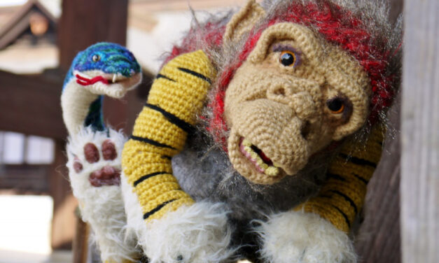 Mind-Bogglingly Amazing Amigurumi – Japanese ‘Nue’ Crocheted by Lumièna