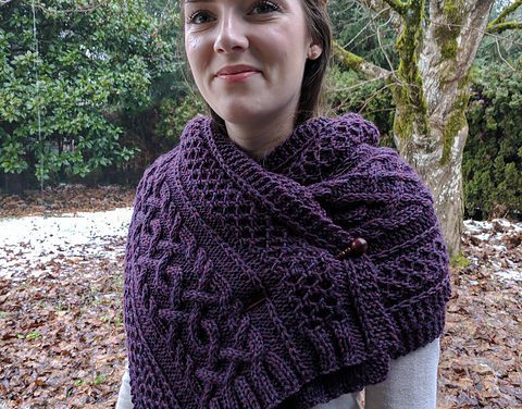 Make This Stunning Cable-Knit Scarf, Pattern By Kalurah Hudson