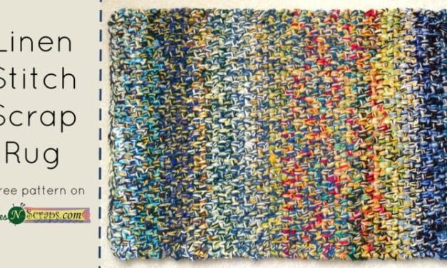 Crochet a Linen Stitch Rug With Yarn Scraps – The Ultimate Stashbuster