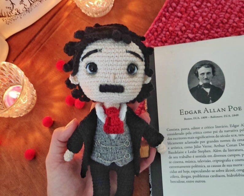 10 Knit & Crochet Projects Inspired by Edgar Allan Poe – Lots of Patterns!