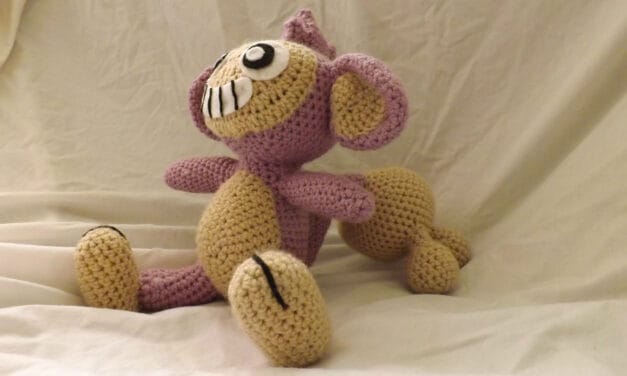 Crochet Aipom By PokeCrochet for Pokémon Day!