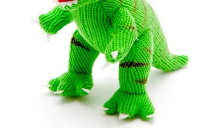 2 in 1 Crochet Patterns: Dinosaur Amigurumi & Rattle
