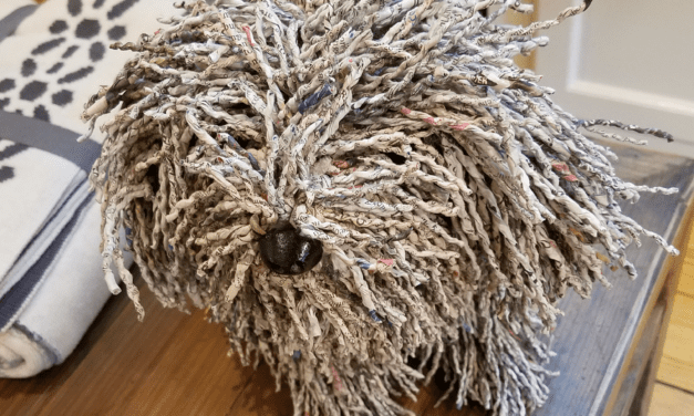 These Dogs Are Made From Recycled Newspaper Yarn!