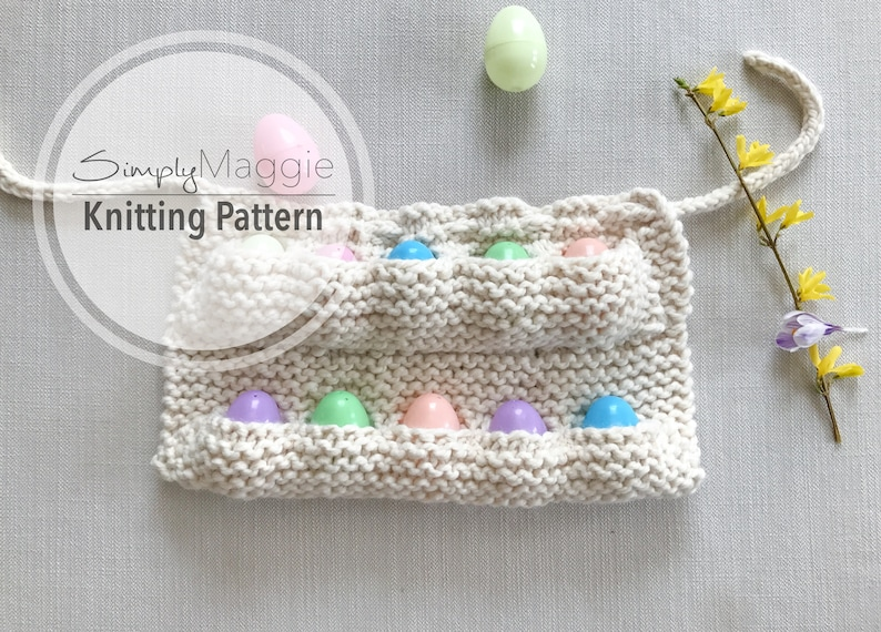 7 Eggscellent Knit & Crochet Egg Aprons For the Family Farm OR Your Next Easter Egg Hunt