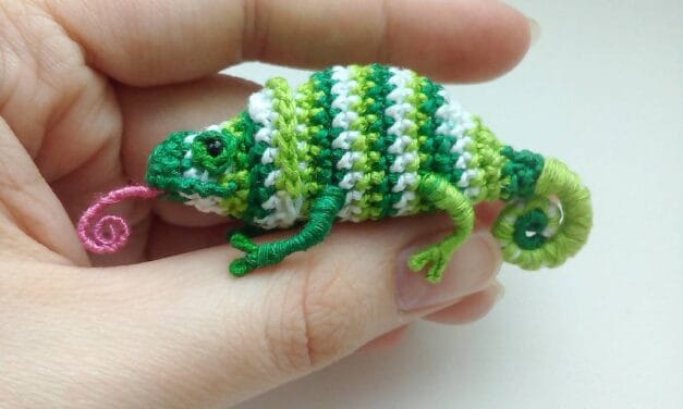 Forget Karma, These Tiny Crochet Chameleons Will Save Us All …