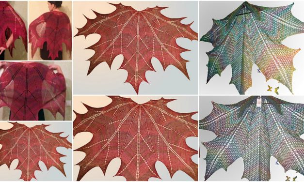 Canada Day is Coming … Knit or Crochet a Mesmerizing Maple Leaf Shawl