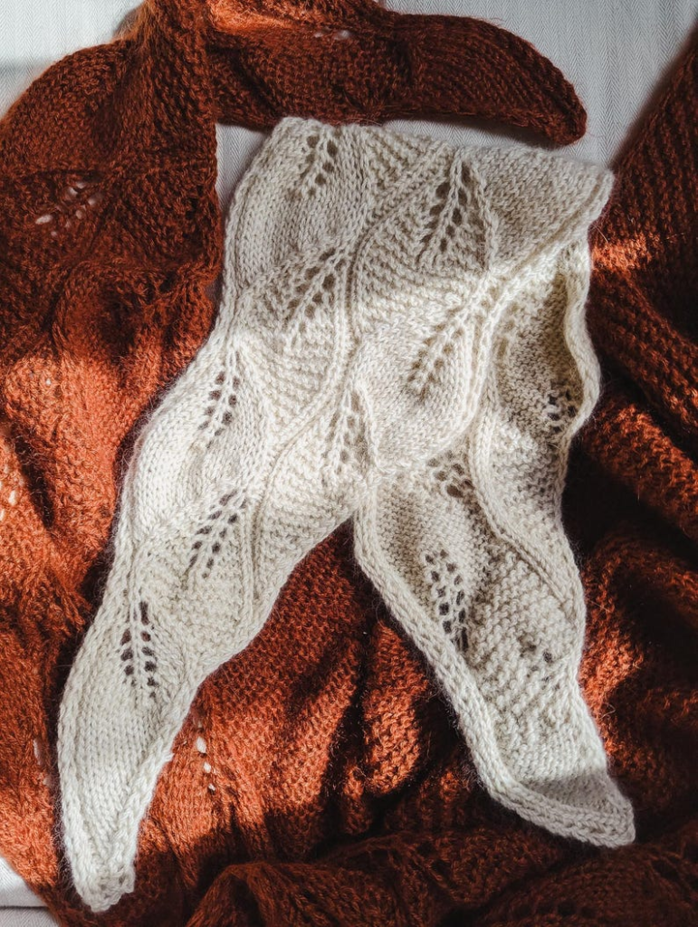 Designer Spotlight: Gorgeous Knit & Crochet Shawls Inspired By Leaves
