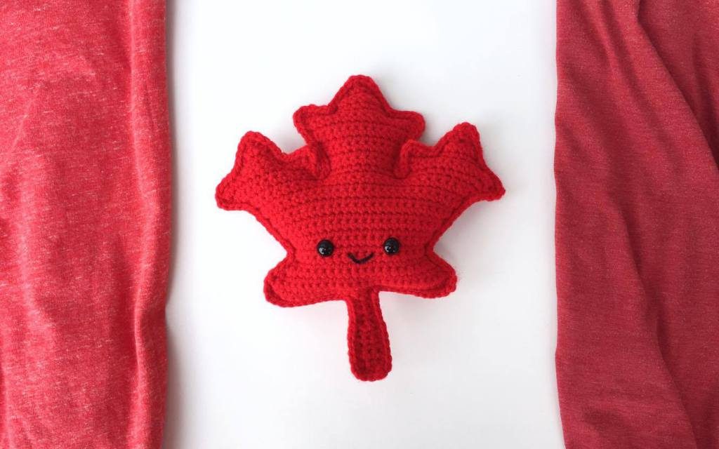 Canada Day is Coming, Crochet a Maple Leaf Amigurumi to Celebrate!