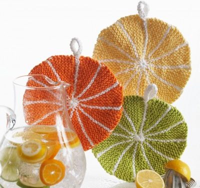 Summer is Coming … Better Knit a Citrus Slice Dishcloth!