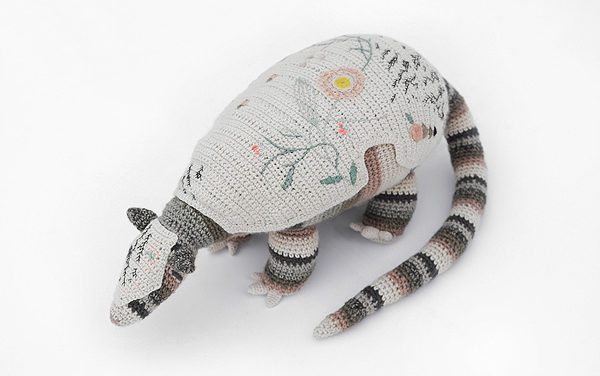 Meet Coco Terraqueo, The Fancy Armadillo Crocheted To Shine a Light on His Species' Plight