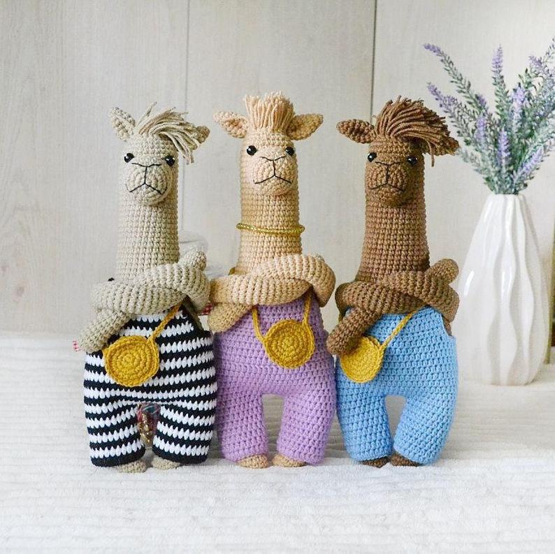 Get the llama amigurumi pattern #crochet #llama