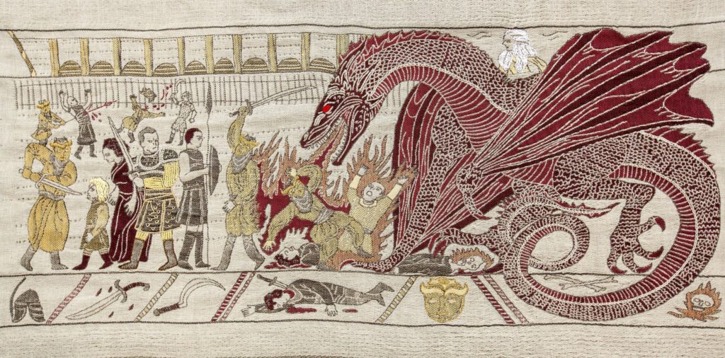 Incredible Interactive 250ft Game of Thrones Tapestry - Relive Every Season, Every Episode, Every Epic Moment ...