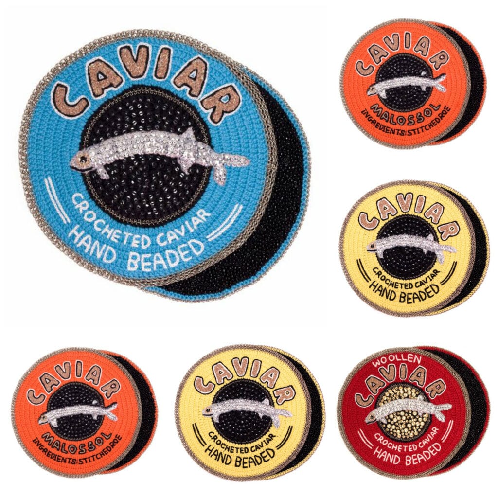 Forget Malossol, This Handstitched Caviar Comes in Hand-Beaded and Crochet