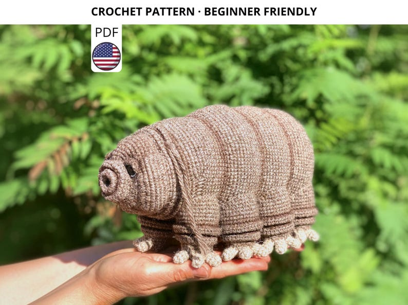 4 Crochet Tardigrade Patterns, Plus One For Knitters ... This 8-Legged Wee Beastie Will Outlive Us All