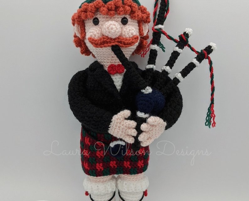 Two Bagpipe Player Amigurumi Patterns For Bagpipe Appreciation Day