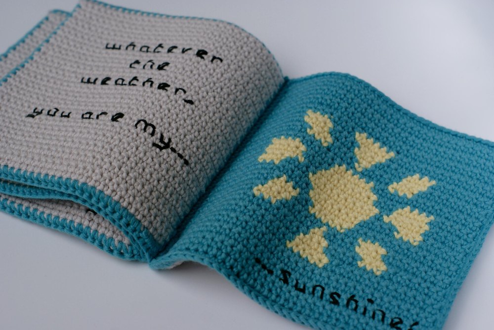 This Crochet Baby Book is a Brilliant Way to Teach About the Weather