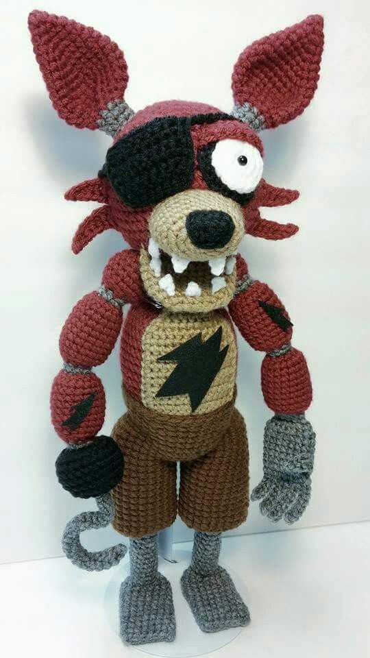 Finn's Pick: Crochet Foxy Amigurumi From Five Nights At Freddy's