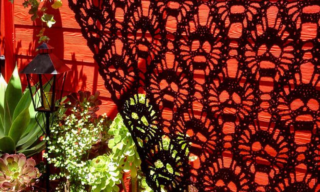 Crochet This Spine-Tingling Lost Souls Skull Shawl For Halloween