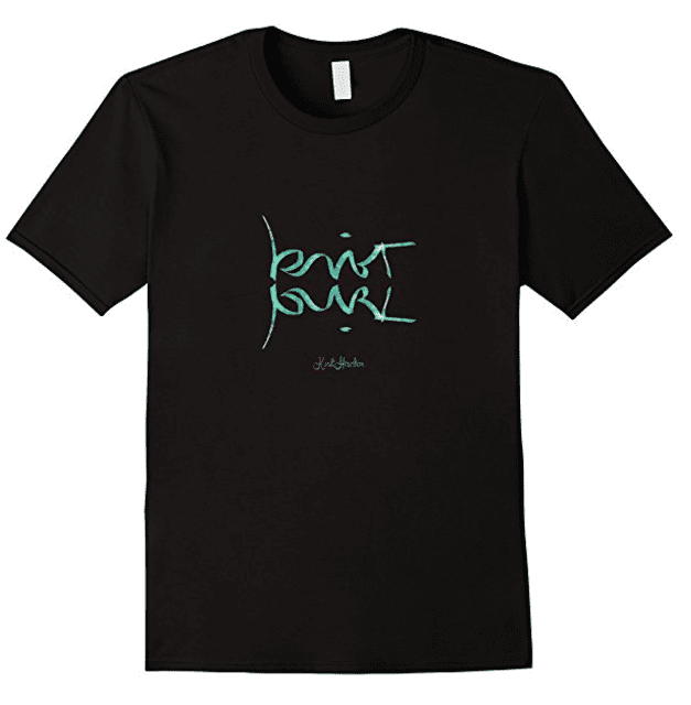 Flip the Script With This Knit Purl Ambigram T-Shirt for Nerdy Knitters
