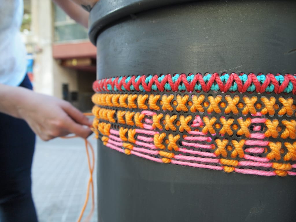 Street Embroidery in Spain