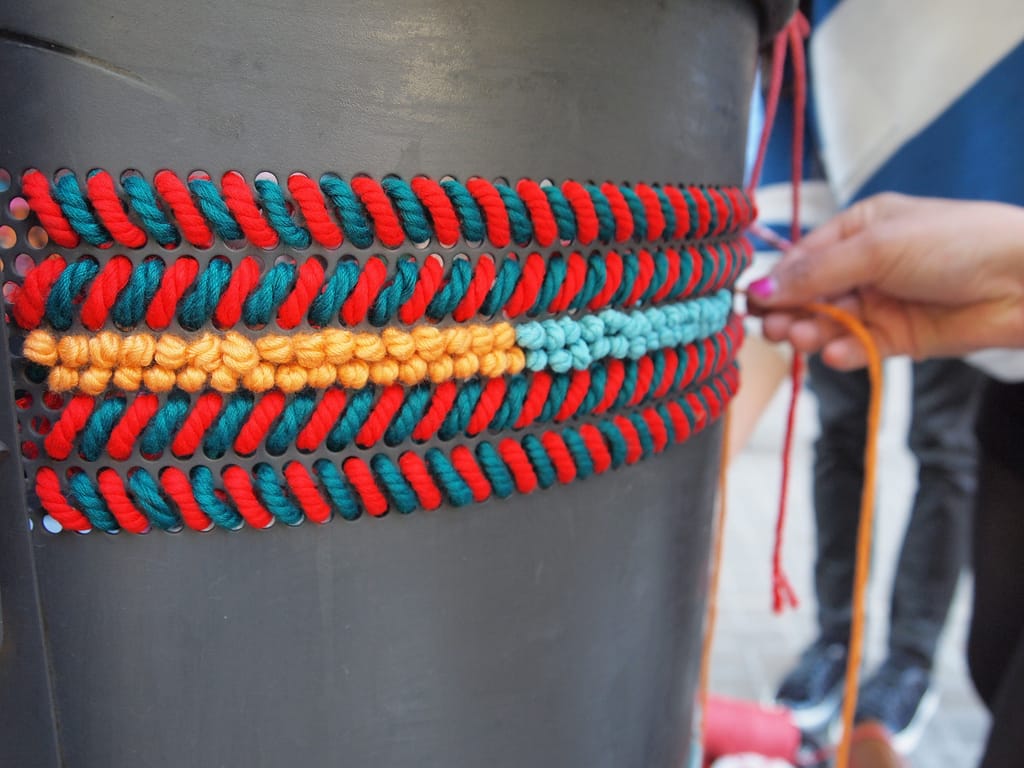 Street Embroidery in Spain
