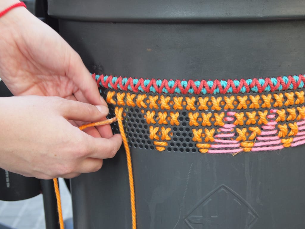 Street Embroidery in Spain