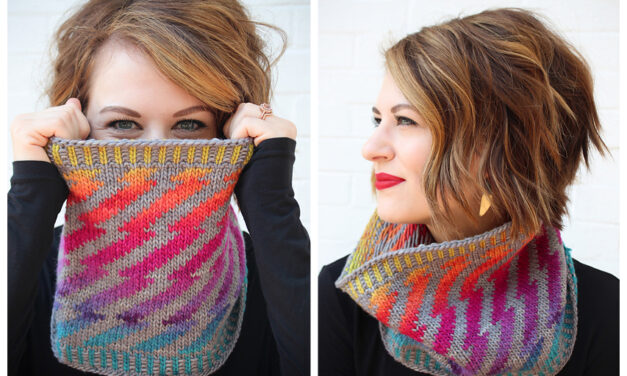Inspired by David Bowie, No One Can Resist This Ziggy Stardust / Aladdin Sane Cowl Designed by Tanis Gray