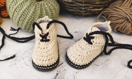 The Doctor Is In … These Baby Doc Martens are Fun and There’s Even a Crochet Pattern!
