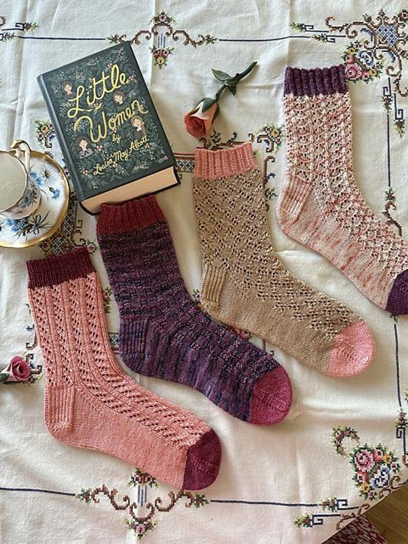 knitting patterns designed by Emily Clawson of Yarnbrary #knitting