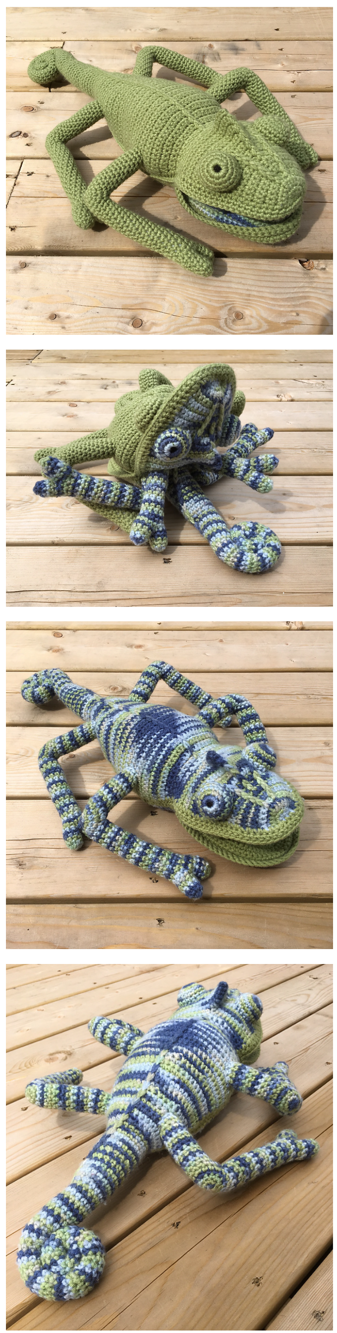 Crochet This Incredible Color-Changing Chameleon